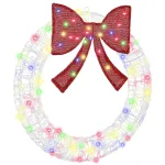 Coroană cu lumini cu bandă LED Multicolour 75 cm Acril GartenMobel Dekor