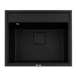 Chiuveta de bucatarie Elefant Premium SHERLIT, Negru metalic 600x500 mm Innovative ReliableTools