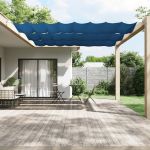 Copertină verticală, albastru, 140x360 cm, țesătură oxford GartenMobel Dekor