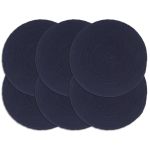 Naproane, 6 buc., bleumarin, 38 cm, bumbac, rotund  GartenMobel Dekor
