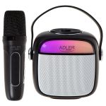 DIFUZOR KARAOKE CU MICROFON AD 1199 NEGRU ADLER EuroGoods Quality