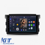 Navigatie Dedicata Smart For Two (2005-2010) For Four (2005-2010), 9 Inch, 4Gb Ram, 64Gb stocare, Carplay Performance AutoTuning