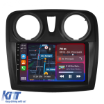 Navigatie Dedicata Android Dacia Logan Sandero (2012-2020), 9Inch, 4Gb Ram, 64Gb Stocare, CarPlay Performance AutoTuning