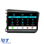 Navigatie Dedicata Honda Civic IX Sedan  (2011-2015), 9Inch, 2Gb Ram, 64Gb Stocare, Carplay Performance AutoTuning
