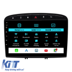 Navigatie Dedicata Peugeot 308 408 (2008-2013), 9Inch, 4Gb Ram, 64Gb Stocare, Carplay Performance AutoTuning