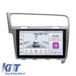 Navigatie Android Dedicata Volkswagen Golf 7 (2013-2020), 10Inch, 4Gb Ram, 64Gb Stocare, Bluetooth, WiFi, Carplay Performance AutoTuning
