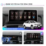 Navigatie Dedicata BMW X3 F25   X4 F26 (2011-2017), 10.25 Inch, 4Gb Ram, 64Gb Stocare, Carplay Performance AutoTuning