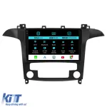 Navigatie Dedicata Ford S-Max (2006 - 2015), 9Inch, 6Gb Ram, 128Gb Stocare, Carplay, Clima automata Performance AutoTuning