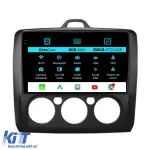 Navigatie Dedicata Ford Focus (2004-2012), 9Inch, 8Gb Ram, 256Gb Stocare, Carplay, Clima manuala Performance AutoTuning