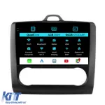 Navigatie Dedicata Ford Focus (2004-2012),QuadCore, 9Inch, 4Gb Ram, 64Gb Stocare, Carplay, Clima automata Performance AutoTuning