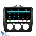 Navigatie Dedicata Ford Focus (2004-2012),QuadCore, 9Inch, 4Gb Ram, 64Gb Stocare, Carplay, Clima manuala Performance AutoTuning