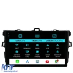 Navigatie Dedicata Toyota Corolla (2006-2013), 9Inch, 8Gb Ram, 256Gb Stocare, Carplay Performance AutoTuning