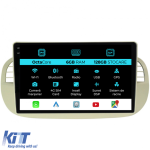 Navigatie Dedicata Fiat 500 (2007-2015), 9Inch, 6Gb Ram, 128Gb Stocare, Carplay Performance AutoTuning
