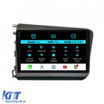 Navigatie Dedicata Honda Civic IX Sedan  (2011-2015),QuadCore, 9Inch, 4Gb Ram, 64Gb Stocare, Carplay Performance AutoTuning
