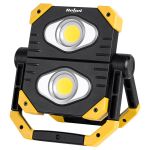 REFLECTOR LED 2X 9.5W COB ACU 3.7V 5AH REBEL EuroGoods Quality