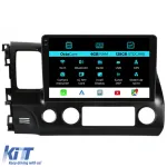 Navigatie Dedicata Honda Civic VIII Sedan (2006-2011),10Inch, 6Gb Ram, 128Gb Stocare, Carplay Performance AutoTuning