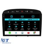 Navigatie Dedicata Peugeot 308 408 (2008-2013), 9Inch, 8Gb Ram, 256Gb Stocare, Carplay Performance AutoTuning