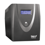 UPS TSY Power, 2000VA/1200W, LCD,  line interactive, 4 x Schuko TSY-MP-2K0-LCD SafetyGuard Surveillance
