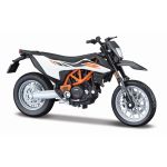 MAISTO MOTOCICLETA METALICA CU STAND EDITIE SPECIALA KTM 690 SMC R SCARA 1 LA 18 SuperHeroes ToysZone