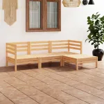 Set mobilier de grădină, 4 piese, lemn masiv de pin GartenMobel Dekor