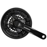 Angrenaj Shimano AFCTY501C244CLB, 24/34/42T, brate 170 mm, inel negru Ultimate FactoryBikes