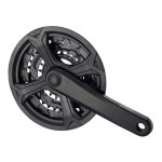 Angrenaj TC CN02, 22/32/42T, brate 175 mm, cu aparatoare lant, negru Ultimate FactoryBikes