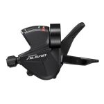 Maneta schimbator stanga Shimano Alivio ASLM3100LB, 3 viteze, cu indicator optic, cu colier Ultimate FactoryBikes