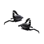 Manete schimbator si frana Shimano Altus EZ Fire Plus ASTEF5002LSBL RV7AL, 3x7 viteze, pentru frane tip V, negre Ultimate FactoryBikes