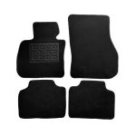 Set covorase auto mocheta Bmw X1 (U11) 2022-&gt;, Negru, 4 buc. AutoDrive ProParts