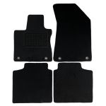 Set covorase auto mocheta Mg Hs 2 Phev 2025-&gt;, Negru, 4 buc. AutoDrive ProParts