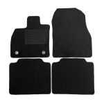 Set covorase auto mocheta Toyota Bz4x (Ea10) Electric 2022-&gt;, Negru, 4 buc. AutoDrive ProParts