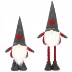 Figurina Craciun, Spiridus, picioare telescopice, inaltime extensibila 52-67cm Household NewTrend