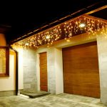 Ghirlanda luminoasa tip perdea 300 LED-uri, 12m, pentru interior/exterior, iluminare galbena Household NewTrend