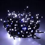 Instalatie lumini pentru bradul de Craciun, 41,5 metri, 500 LED-uri cu flash, alb Household NewTrend