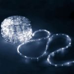Instalatie tub furtun luminos pentru Craciun, 240 LED-uri, 10m, alb rece Household NewTrend