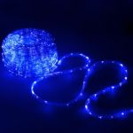 Instalatie tub furtun luminos pentru Craciun, 480 LED-uri, 20m, albastra Household NewTrend