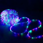 Instalatie tub furtun luminos pentru Craciun, 720 LED-uri, 30m, multicolor Household NewTrend