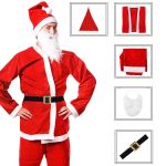 Set Costum de Mos Craciun pentru adulti, 5 piese, marime universala Household NewTrend
