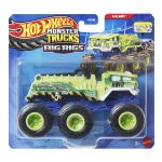 HOT WHEELS MONSTER TRUCK BIG RIGS MASINUTA METALICA CU 6 ROTI 5 ALARM SCARA 1 LA 64 SuperHeroes ToysZone
