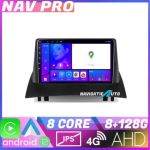 Navigatie Renault Megane 2 KIT 098 EDOTEC-LITE Android Ecran 720P Octa Core 8 128 Carplay CarStore Technology