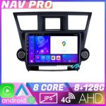 Navigatie Toyota Highlander 2007 2013 EDOTEC-LITE Android Ecran 720P Octa Core 8 128 Carplay CarStore Technology