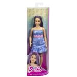 PAPUSA BARBIE FASHIONISTA CU PARUL MOV SI ROCHITA CU FLUTURASI SuperHeroes ToysZone