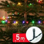 Decor Luminos Crăciun - Șir Lumini LED - 5 m - Multicolor - 100 LED - 220-240 V - 6 W - Cablu Verde Best CarHome