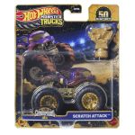 HOT WHEELS MONSTER TRUCK 50 BIGFOOT TROPHY CHAMPIONS MASINUTA SCRATCH ATTACK SCARA 1 LA 64 SuperHeroes ToysZone