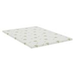 Topper Aloe Vera 140x200x4 cm, husa detasabila si lavabila, fermitate medie Relax KipRoom