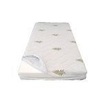 Husa saltea 100x200x20, Aloe Vera, matlasata,  lavabila, detasabila, cu fermoar 4 laturi Relax KipRoom