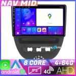 Navigatie Citroen C1 Peugeot 107 Toyota Aygo 2005-2014 Octa Core EDOTEC-LITE Android Ecran 720P Octa Core 4+64 Carplay  Android auto v2 CarStore Technology