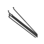 Spite 13G Sapim Leader, L: 257 mm, J bend, filet 2,34 mm, inox, negre Ultimate FactoryBikes