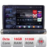 Navigatie Citroen C3 2017-2024 ecran color de fabrica Qled 2K Octa Core 16+512 LTE 4G DSP Wifi 5Ghz android auto carplay radio gps internet Kit-+EDT-E809-2K CarStore Technology