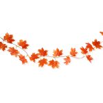 Ghirlandă decorativă de toamnă cu frunze – 240 cm – roșu, portocaliu, galben Best CarHome